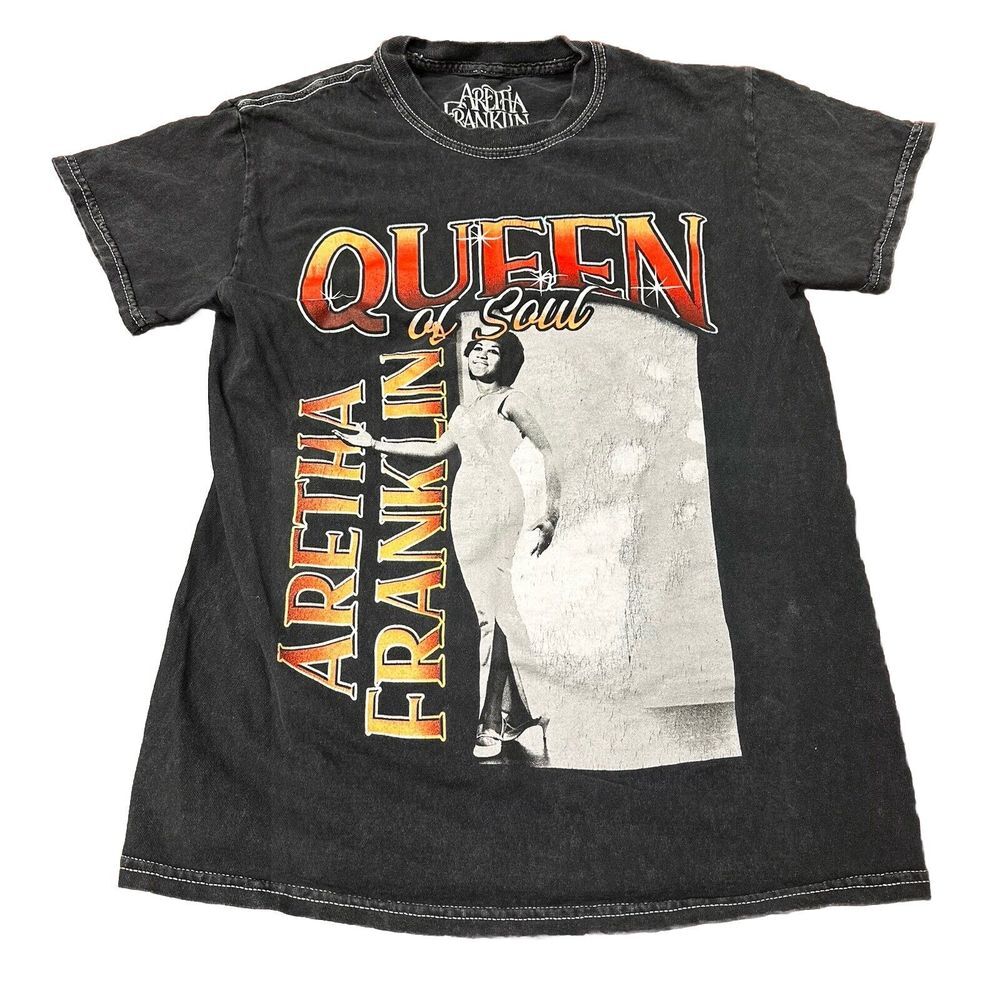 Aretha Franklin Queen Of Soul‎ Music Short Sleeve T-Shirt Adult Size Gospel